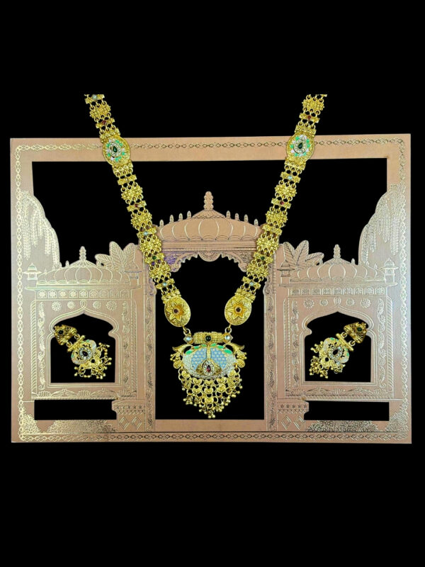 Abheera Antique Long Necklace Set
