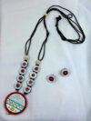 Rang Leher Terracotta Necklace Set | Handmade Clay Jewellery | Matee