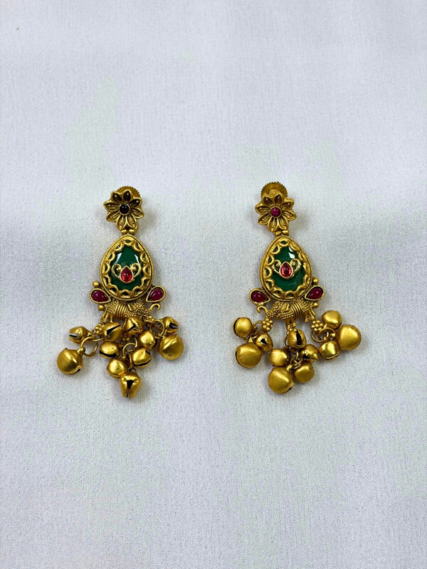 Liya Gold-Finish Earrings