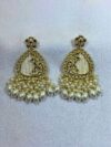 Satluj Pearl Drop Chandbali Earrings
