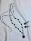 Mastani Green Stone Necklace Set