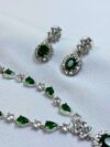 Mastani Green Stone Necklace Set