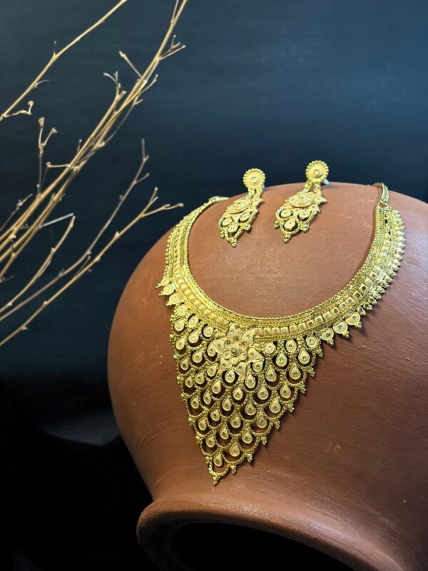 Mandakini One Gram Short Necklace Set