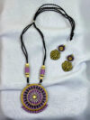 Sugandha Terracotta Necklace Set | Handmade Clay Jewellery | Matee