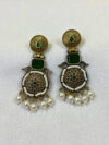 Floral Pearl Drop Earrings