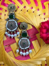 Floral Pearl Drop Earrings