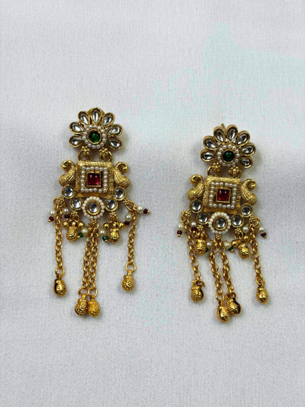 Mahi Gold-Finish Earrings