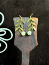 Sana Leaf Gold-Finish Earrings