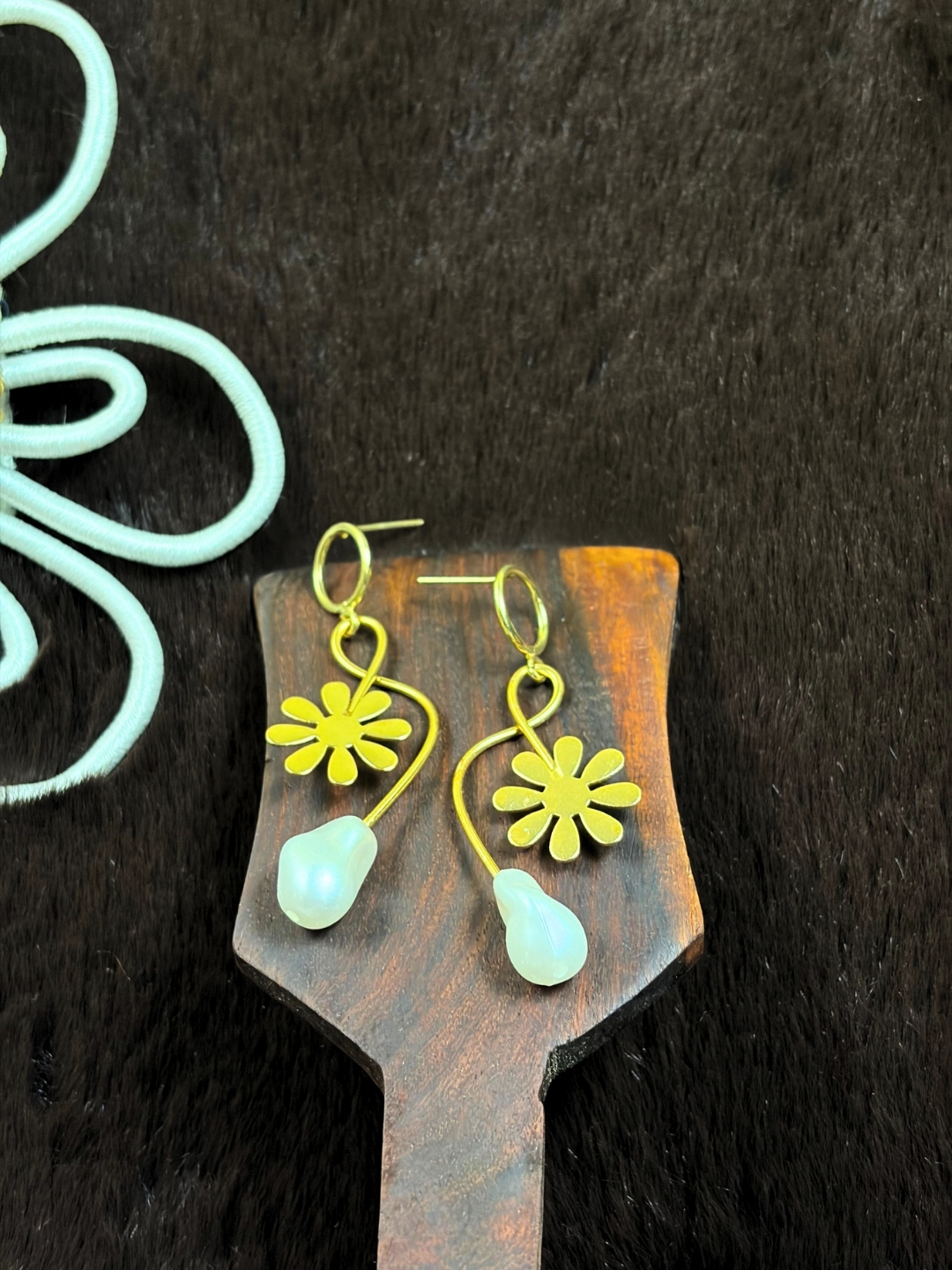 Pankhudi Gold-Finish Earrings