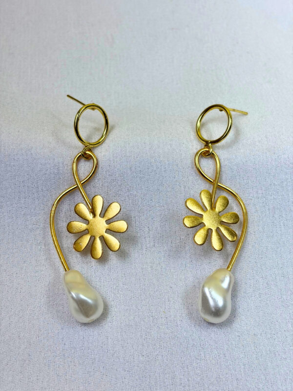 Pankhudi Gold-Finish Earrings