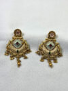 Myra Gold-Finish Earrings