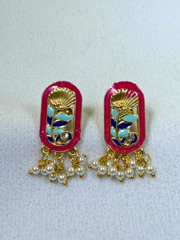 Vyna Gold-Finish Earrings