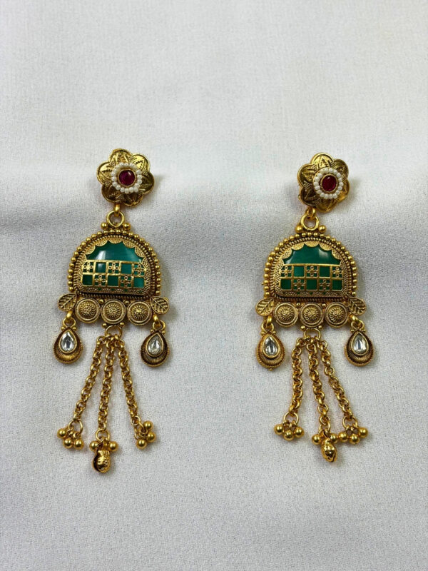 Aanya Gold-Finish Earrings