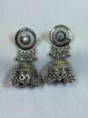 Veena Oxidised Jhumka Earrings