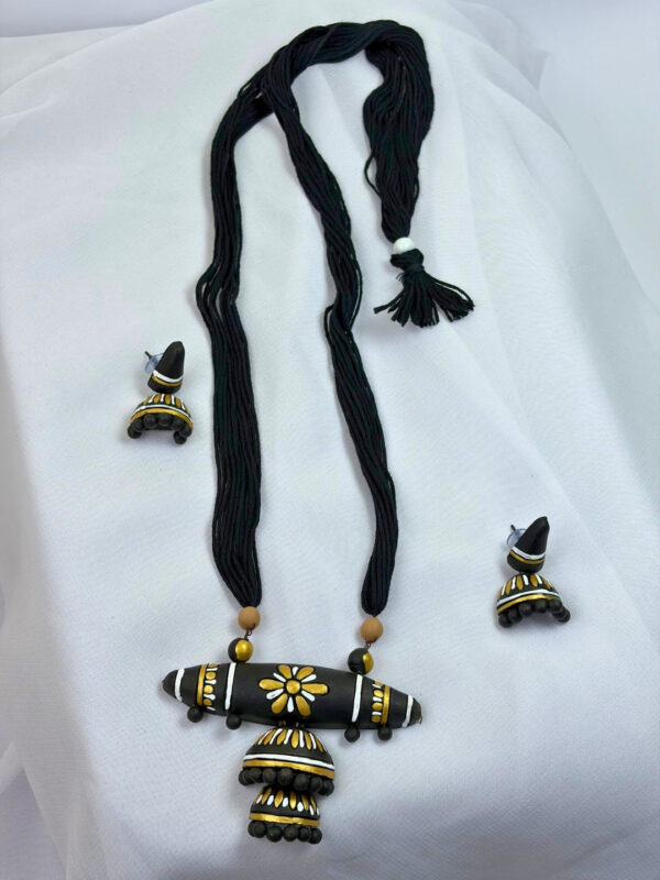 Viraasat Terracotta Necklace Set | Handmade Tribal Clay Jewellery | Matee