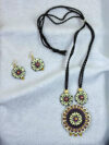 PushpaAura Terracotta Necklace Set | Handmade Floral Clay Jewellery | Matee