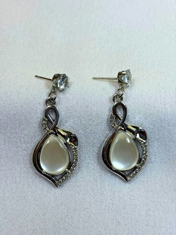 Pearl Teardrop Elegance Dangle Earrings