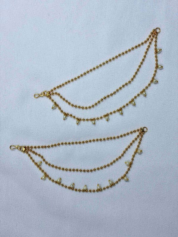 Indraprasth Pearl Ear Chain