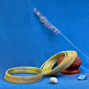 Zarika Gold Sparkle Bangles