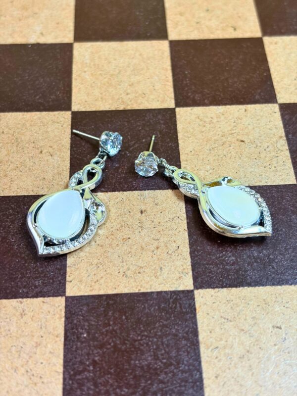 Pearl Teardrop Elegance Dangle Earrings
