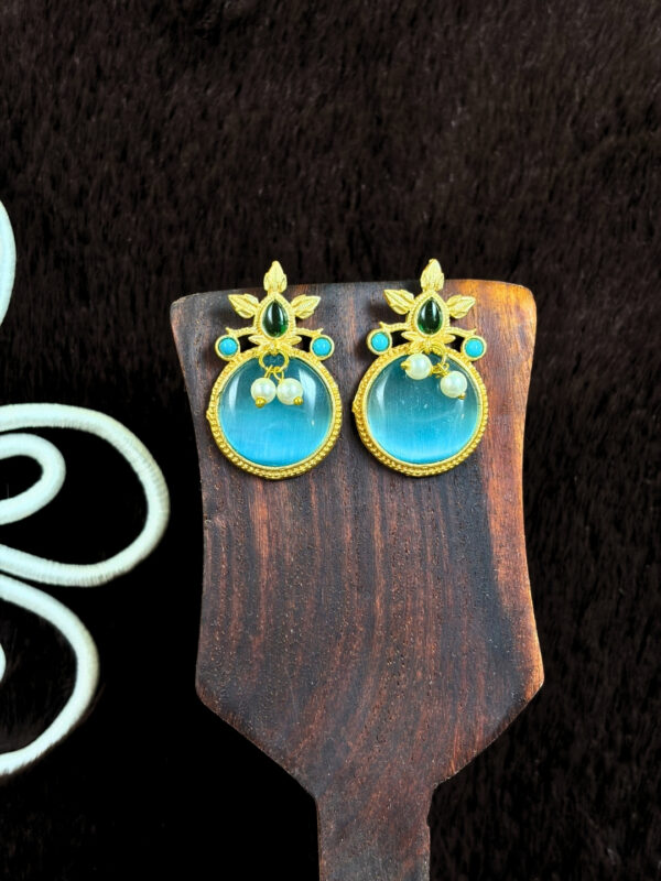 Jiyana Gold-Finish Earrings
