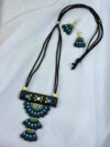 Neelambara Kala Terracotta Necklace Set | Handmade Clay Jewellery for Women | Matee