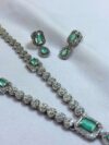 Padmavat Emerald Crystal Necklace Set