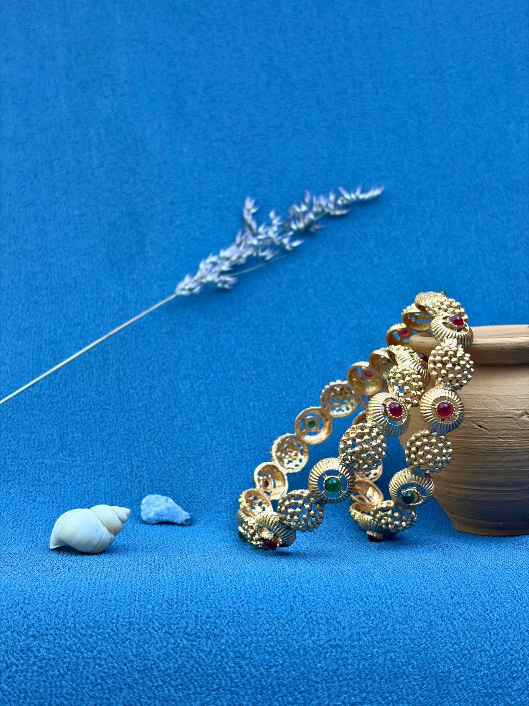 Vamika Antique Beaded Temple Kada
