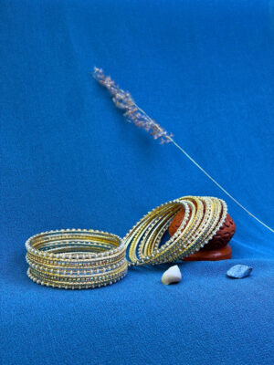 Ishira Pearl Sparkle Bangles