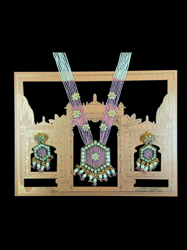 Archana Pearl Long Necklace Set