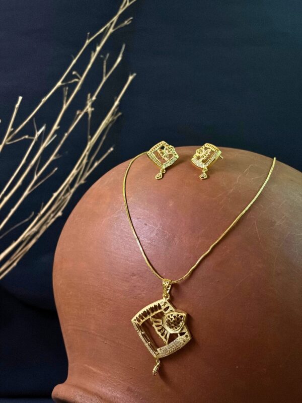Baani One Gram Chain Necklace Set