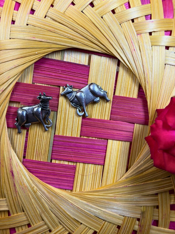 Nandi Motif Stud Earrings