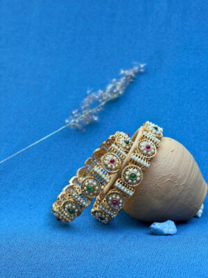 Aarini Antique Pearl Heritage Kada