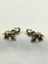Elephant Motif Stud Earrings
