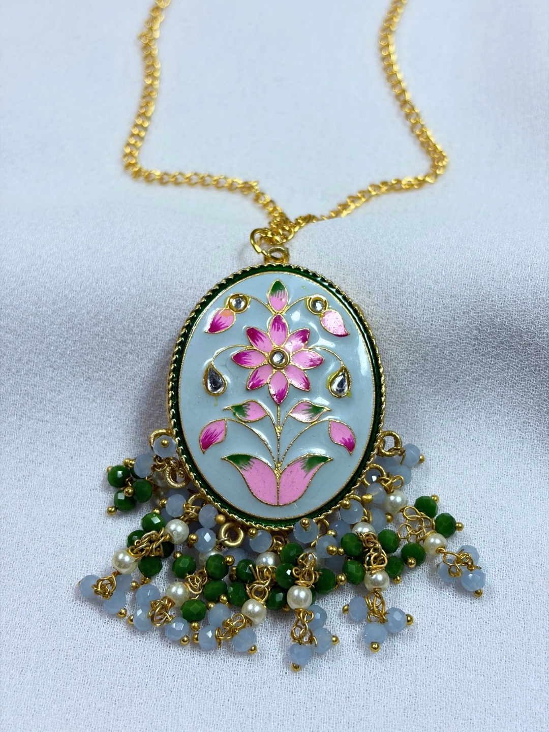 Kusumlata Pendant Chain Necklace