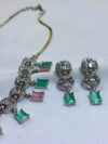 Sahiba Pastel Stone Necklace Set