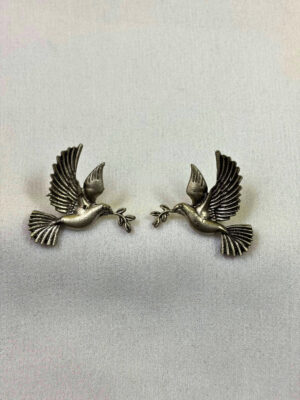 Flying Bird Motif Earrings