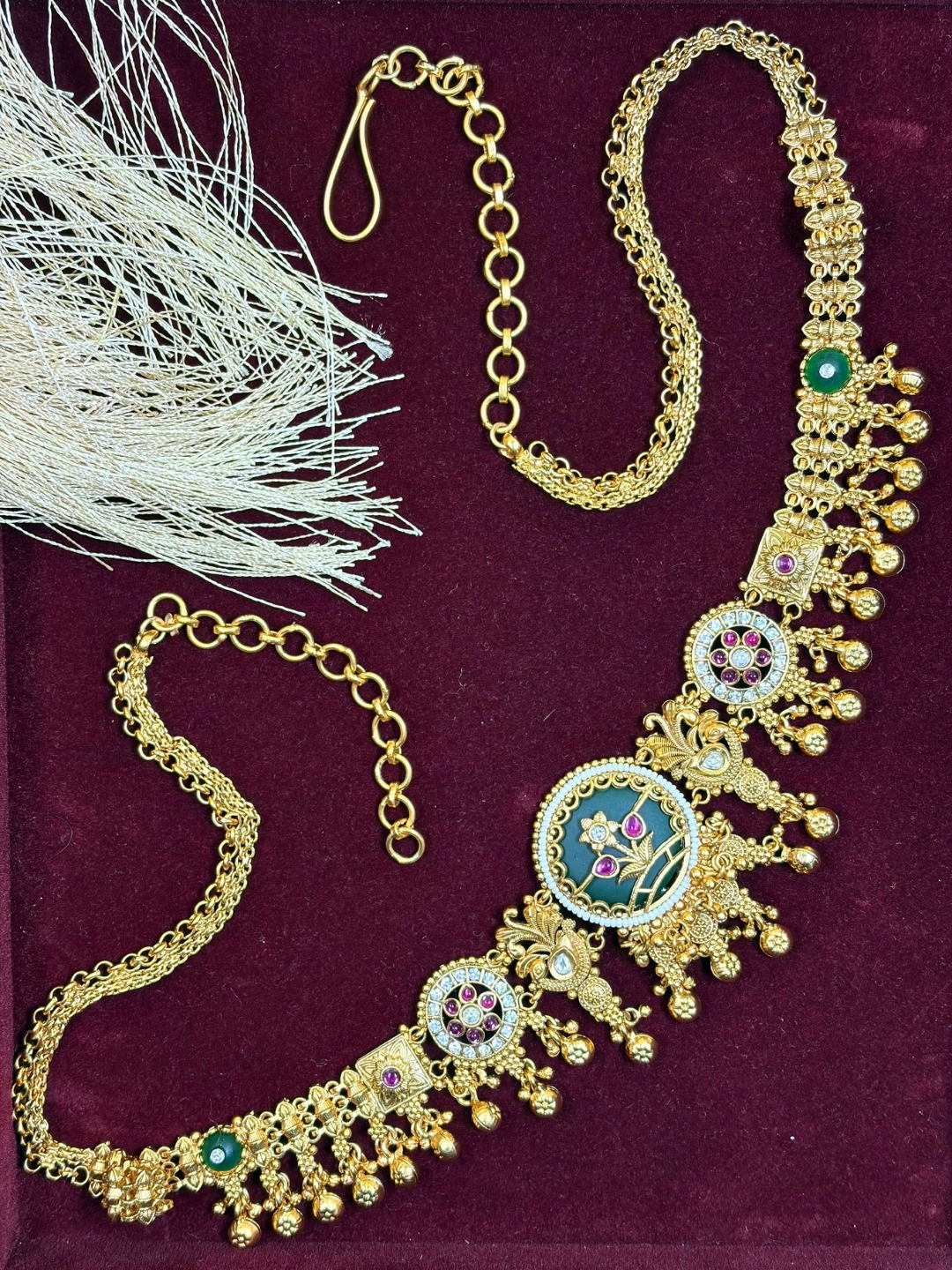 Vasantika Gold Plated Traditional Kamarbandh