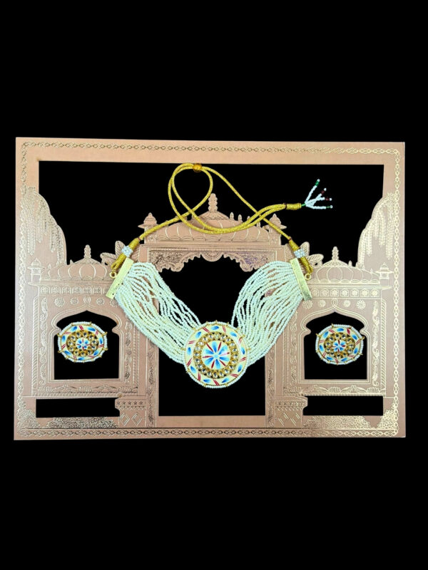 Jahnavi Pearl Choker Necklace Set