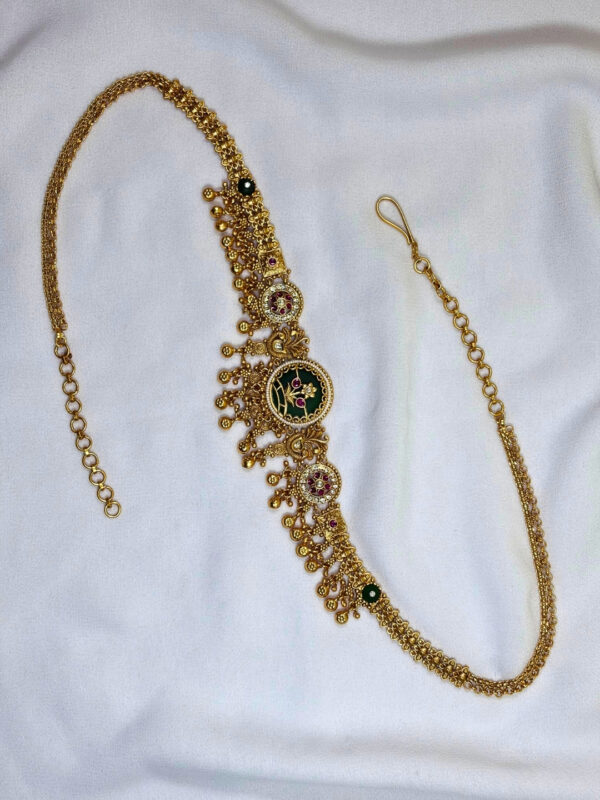 Vasantika Gold Plated Traditional Kamarbandh