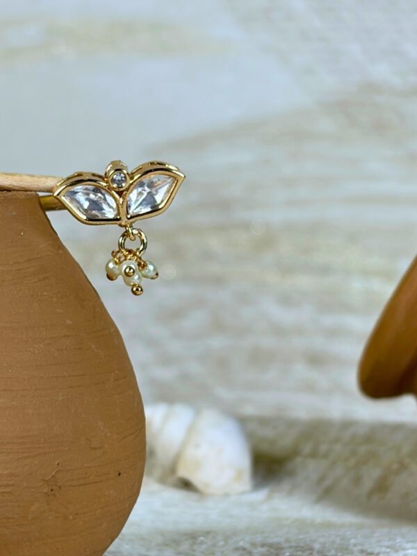 Jhankaar Kundan Nose Ring | Nath