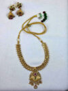 Dimple Gold Plated Choker Necklace Set