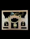 Dimple Gold Plated Choker Necklace Set