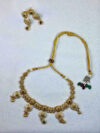 Bhanupriya Gold Flora Choker Necklace Set