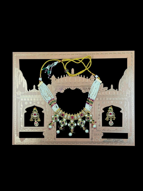 Revathi Pearl Choker Necklace Set