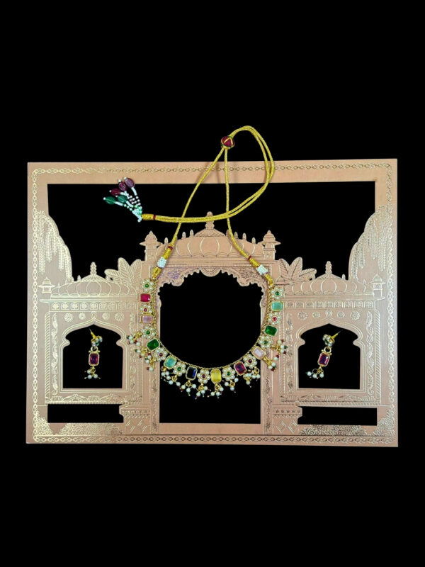 Shobhna Multicolour Choker Necklace Set