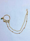 Murali Pearl Chain Nose Ring | Nath