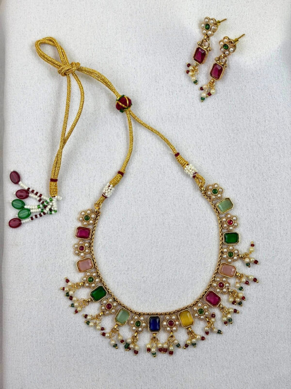 Shobhna Multicolour Choker Necklace Set