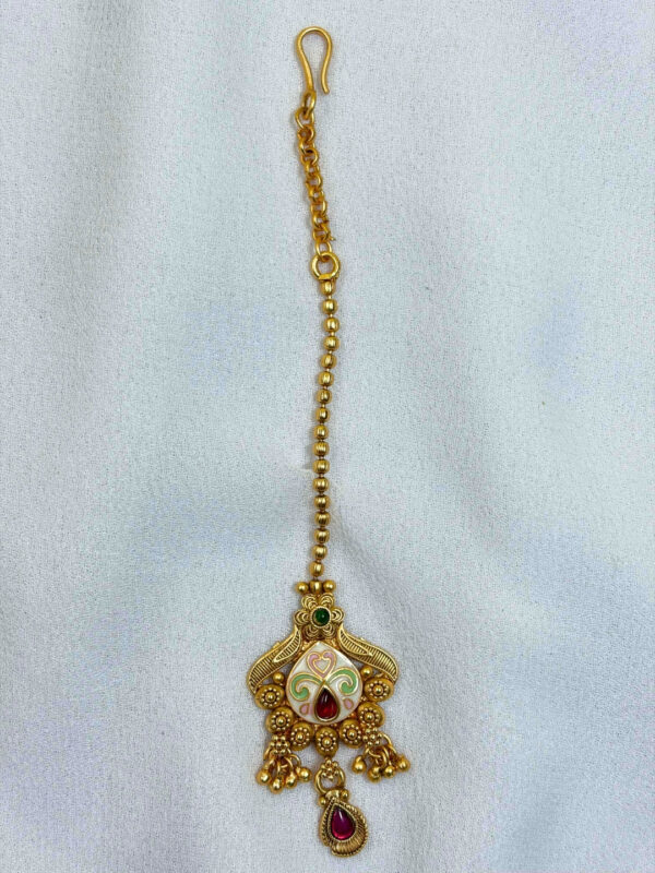 Daisy Gold Plated Traditional Maang Tikka