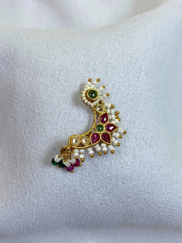 Dhun Pearl Beaded Nose Ring | Moti Nath